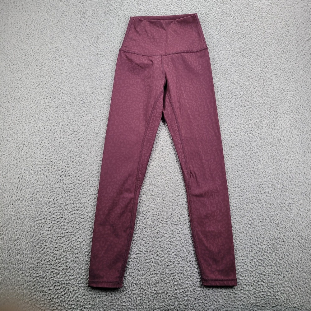 BP‎ BORN PRIMITIVE Size XS Black Cherry Leopard Print Leggings